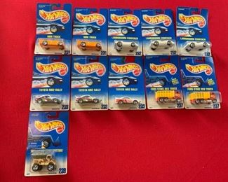 Hot Wheels No. 231x2, 232x3, 233x3, 237x2, 239
