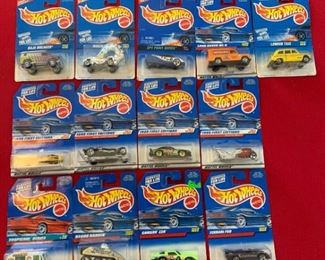 Hot Wheels No. 128, 323, 554, 610, 619, 650, 655, 665, 673, 693, 782, 853