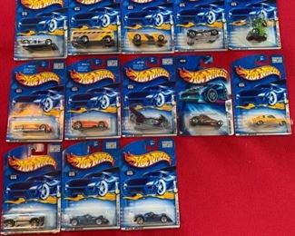 Hot Wheels No. 13, 14, 22, 24, 29, 31x2, 33, 35x2, 38, 39x2
