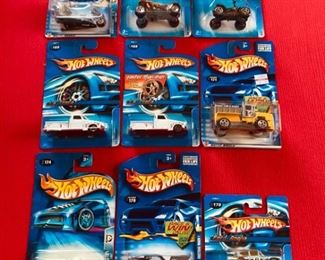 Hot Wheels no. 162 164, 167, 169 x2, 171, 174, 179 x2.