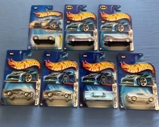 Hot Wheels no. No. 001 x3, 002 x2, 004, 005.