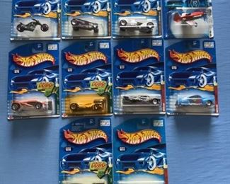 Hot Wheels no. 70, 71, 72, 76 x2, 77 x2, 78 x2, 79.