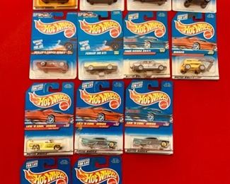 Hot Wheels no. 771, 778 x2, 779, 780, 782, 787, 788, 791, 792, 797 x2