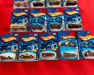 Hot Wheels no. 80, 81, 82, 83, 84, 84, 84, 85, 86, 87, 88, 91, 98.