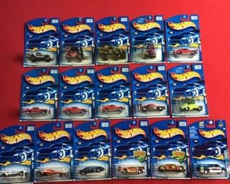 Hot Wheels no. 121-123, 125, 126 x4, 127, 129, 129, 130, 131, 135, 136...