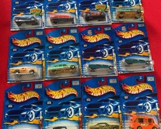Hot Wheels no. 50, 52 x2, 54 x4, 55 x2, 56 x2, 57
