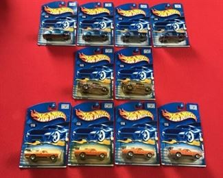 Hot Wheels no. 239 x4, 244 x2, 246 x4.