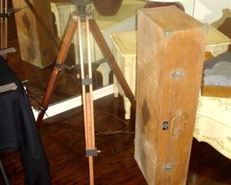 Vintage telescope & case