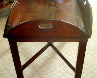 Antique butler's tray table.