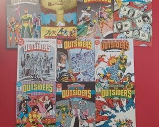 DC "The Outsiders", No. 1-8, 27, & 28
