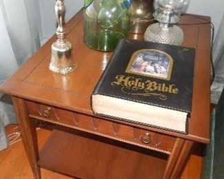 matching mid century end table, 1 of 2