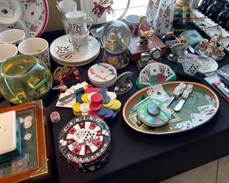Casino theme pieces