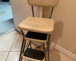 Vintage Cosco stepstool kitchen chair