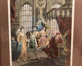 Hogarth King Henry VIII and Anne Bullen 