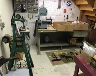 Tool Room Of Machinery, Tools, Tool Benches, Miscellaneous DYI Repair Items