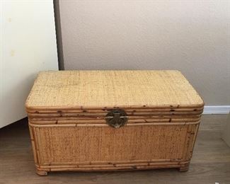 Wicker trunk