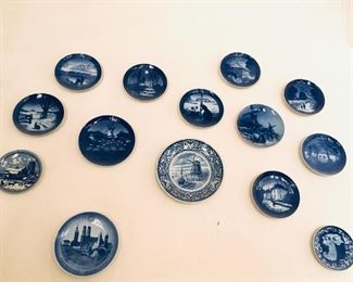 Royal Copenhagen and Bing & Grondhal plates