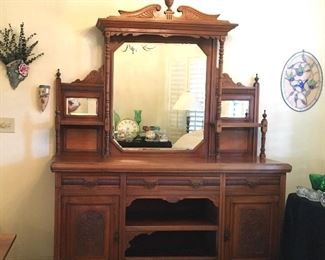 Antique Victorian hutch
