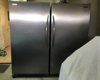 Commercial Frigidaire freezer and refrigerator