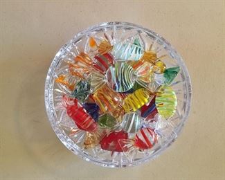 Murano glass candies