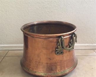 Copper cauldron