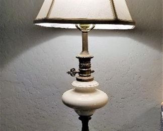 Vintage white lamp