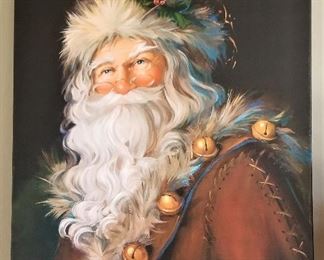 Beautiful Santa canvas art