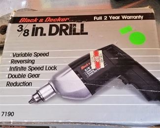 Black & Decker drill