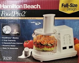 Brand new never out of the box Food Processor. Hamilton Beach Food Processor.