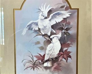 Vintage Gloria Vanderbilt bird art