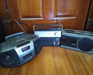 (3) AM/FM radios & CD player