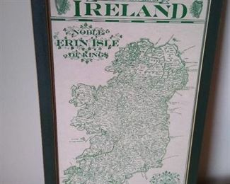 Clans & baronies of Ireland wall art
