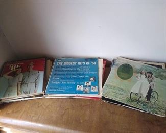 Various vinyl records