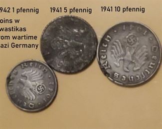 old German ww2 era coins