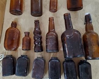 old amber bottles Uncle Jo beverages from Waco and lots more