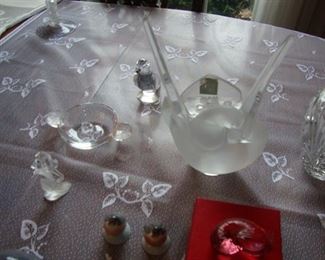 Lalique and Baccarat 