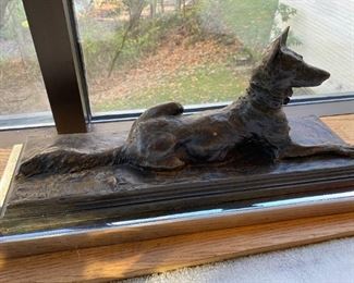 BRONZE GERMAN SHEPARD, 1920