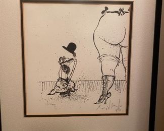 SEARLE LITHOGRAPH "HOMAGE A TOULOUSE-LAUTREC"