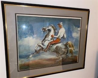 LARGE STEPHEN CSOKA PASTEL