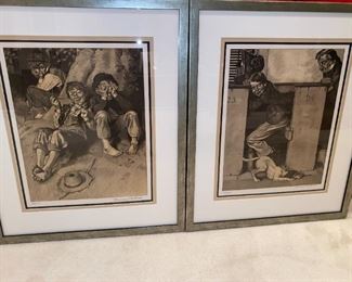 NORMAN ROCKWELL LITHOGRAPHS, SIGNED & NUMBERED