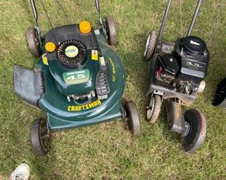 Craftsman 22" mower, 3.5 hp edger