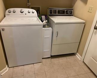 Whirlpool Washer & GE Dryer