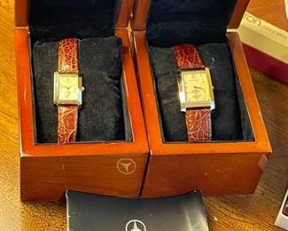 Mercedes Benz his & her watches
