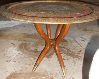 End Table with folding legs