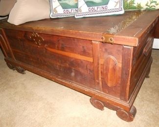 Wooden chest