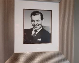 Clark Gable black and white photograph framed $20