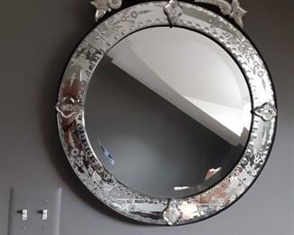 Vintage Bohemian mirror 