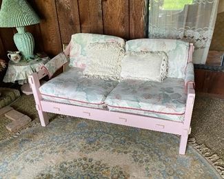 https://www.ebay.com/itm/124694832759 CV9029 Mid Century Pink bench -4/30/21 Pickup Only Estate Sale Pickup Only Auction