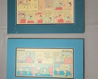 Collectable Peanuts Comic Stripes