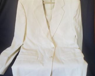 mens white linen Blazer